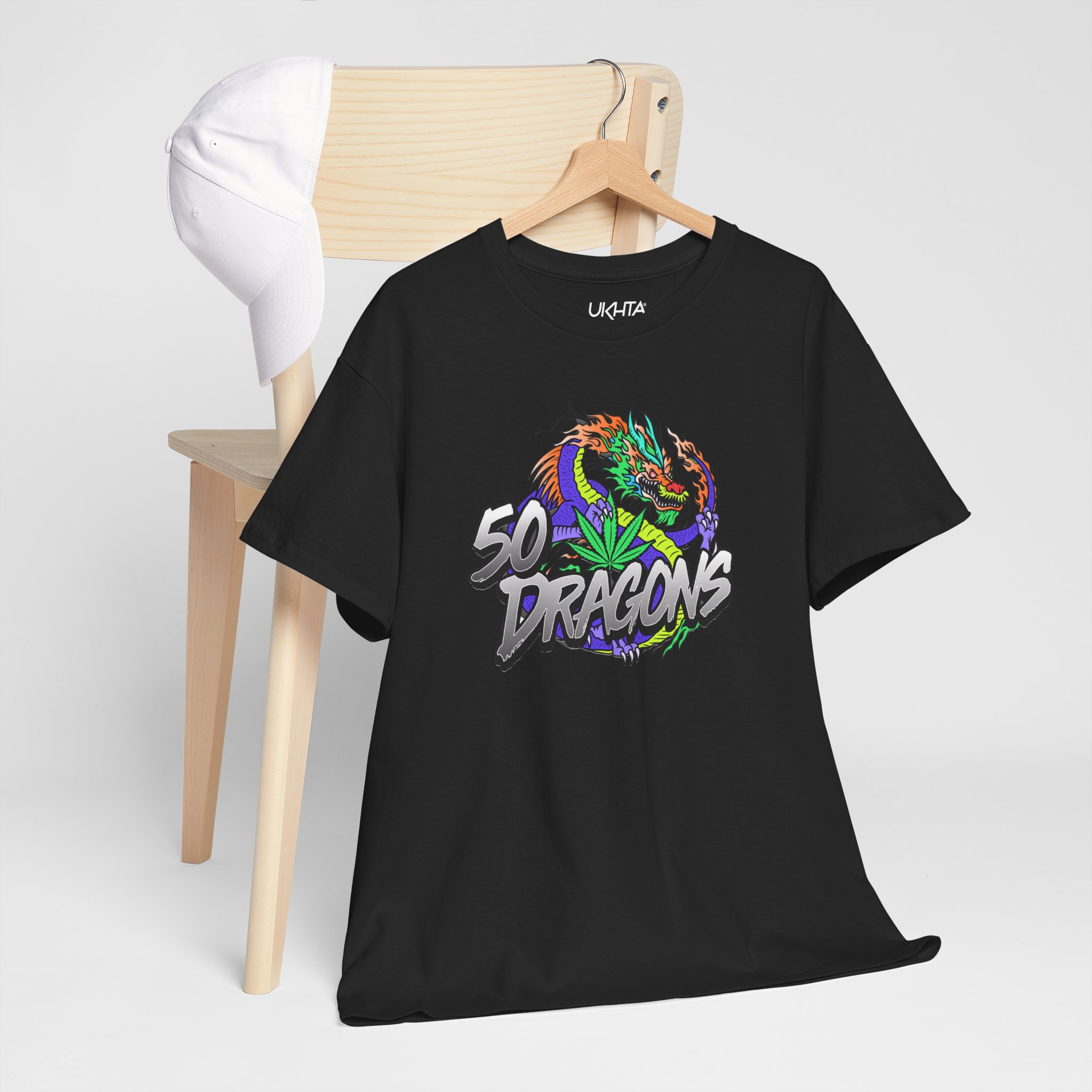 50 Dragons Heavy Cotton Tee - Image 4