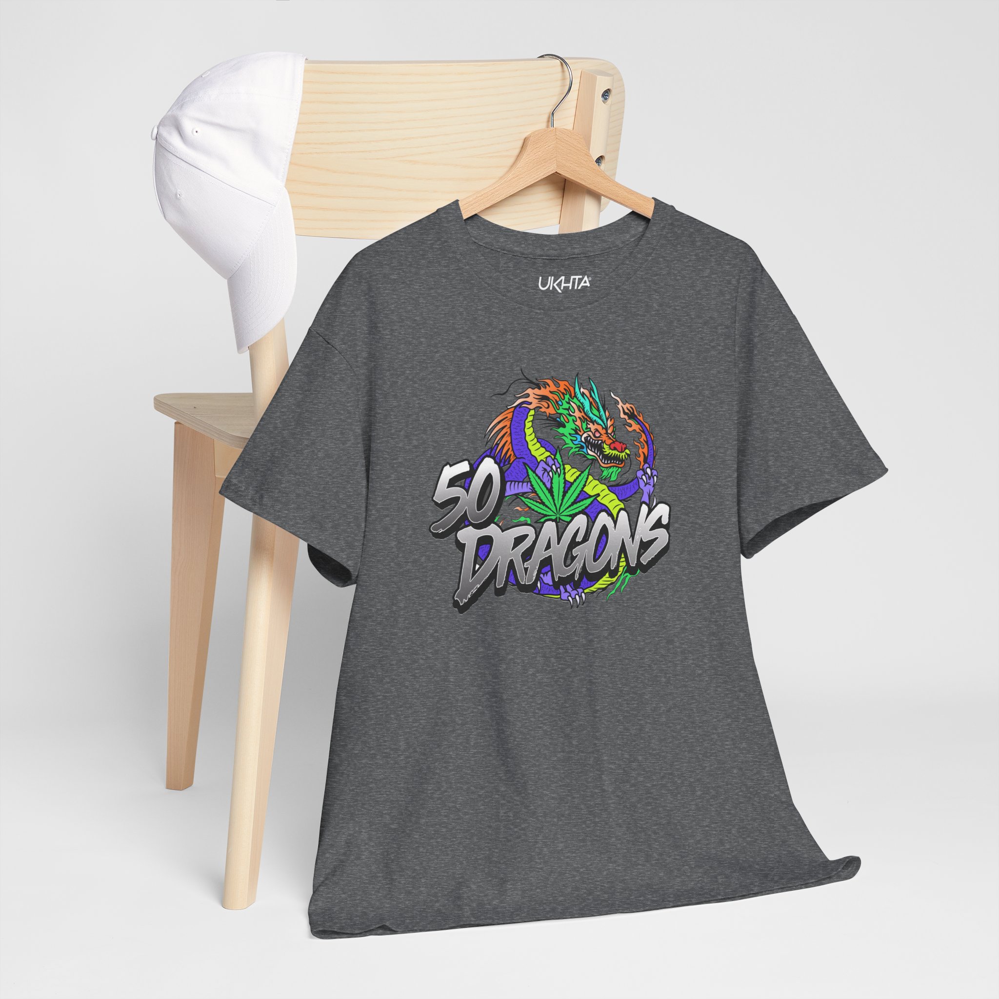 50 Dragons Heavy Cotton Tee - Image 7